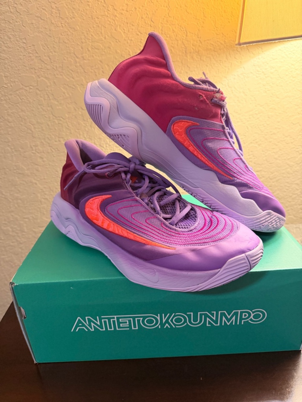 Nike Men's basketball  Giannis Purple and Pink